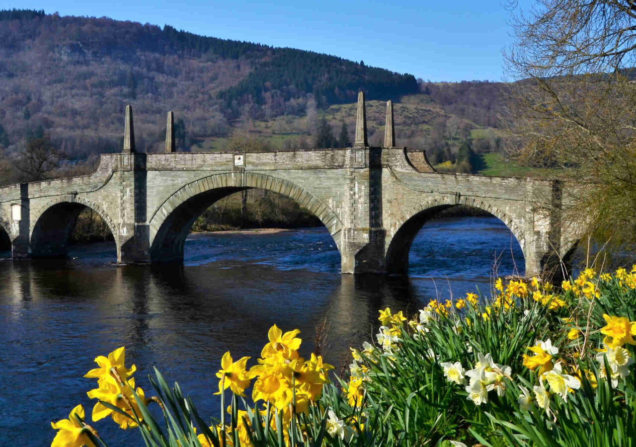 Aberfeldy Bridge in Spring