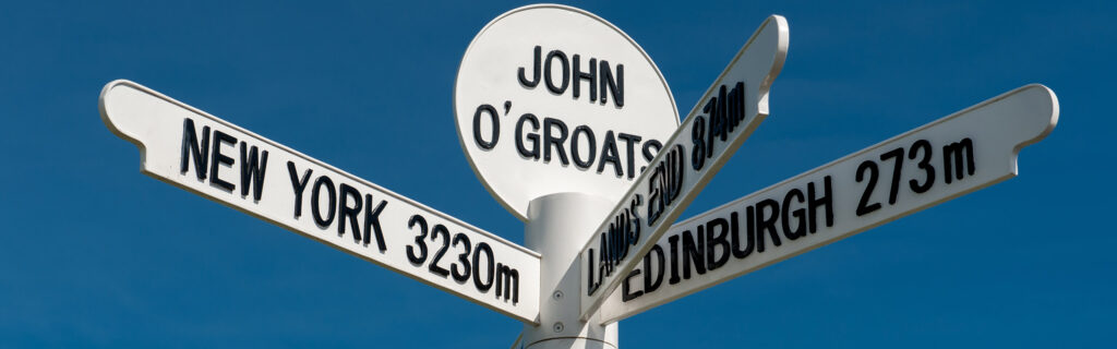 The John O Groats sign