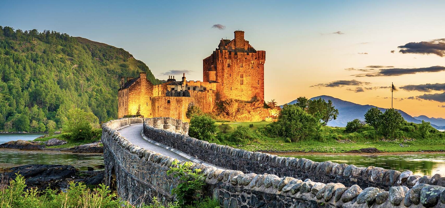 Eiilean Donan Caslte in Scotland