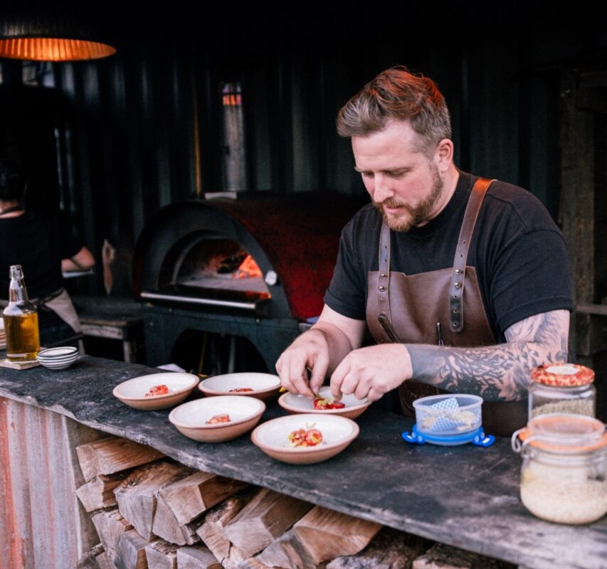Wild cooking at Inverlonan